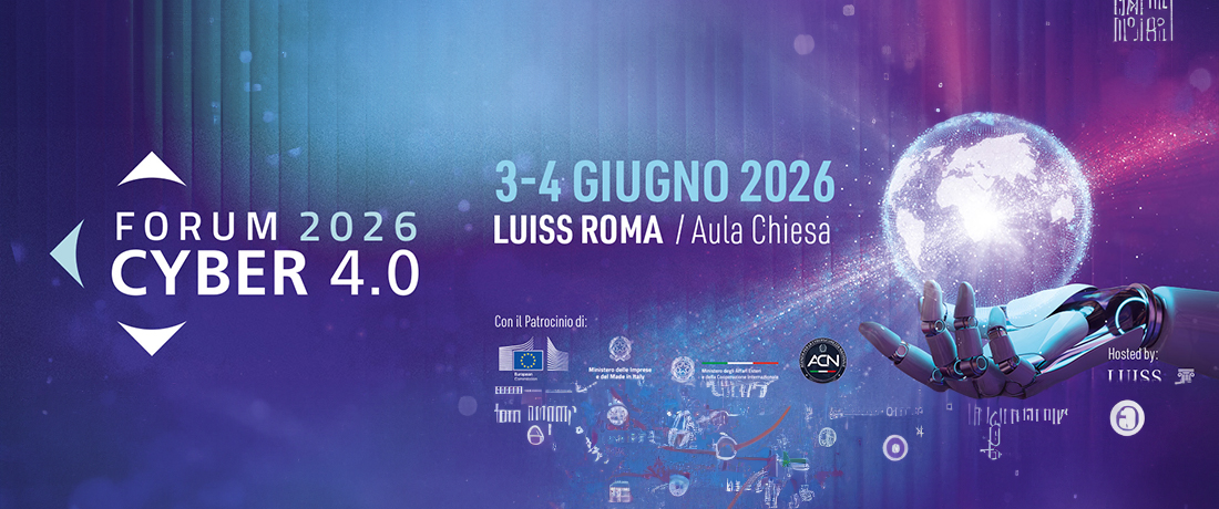 3-4 giugno 2026, Forum Cyber 4.0